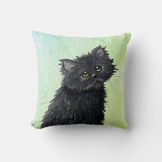 Cojín Decorativo Gato persa negro