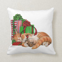 Gato, ratón y regalos de Navidad lindos