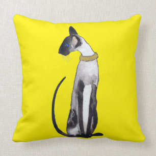 COJÍN DECORATIVO GATO SIAMÉS