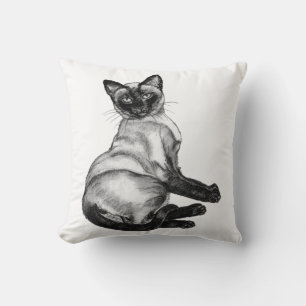 Cojín Decorativo Gato siamés