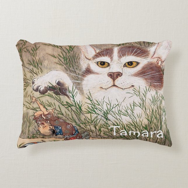 Cojín Decorativo Gato supernatural (Anverso)