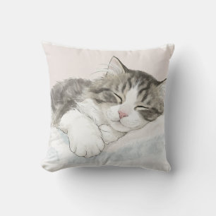 Cojín Decorativo Gato Tabby Durmiente KAM KAM