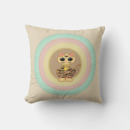 Cojín Decorativo Gato Tigre Adorable