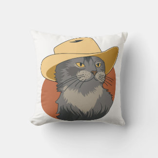 Cojín Decorativo Gato Vaquero