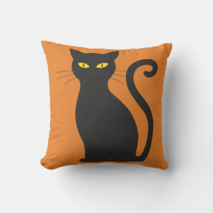 Cojín Decorativo Gato vintage de Halloween