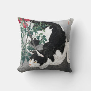 Cojín Decorativo Gato y tomate, Takahashi Shôtei