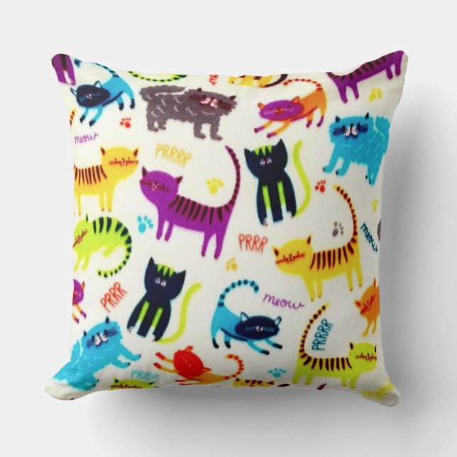 Cojín Decorativo Gatos (Anverso)