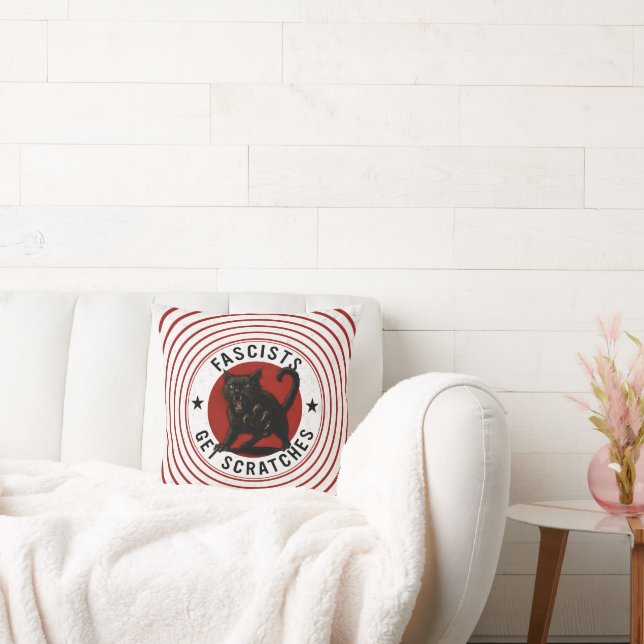 Cojín Decorativo Gatos Contra Fascistas (Sofá)