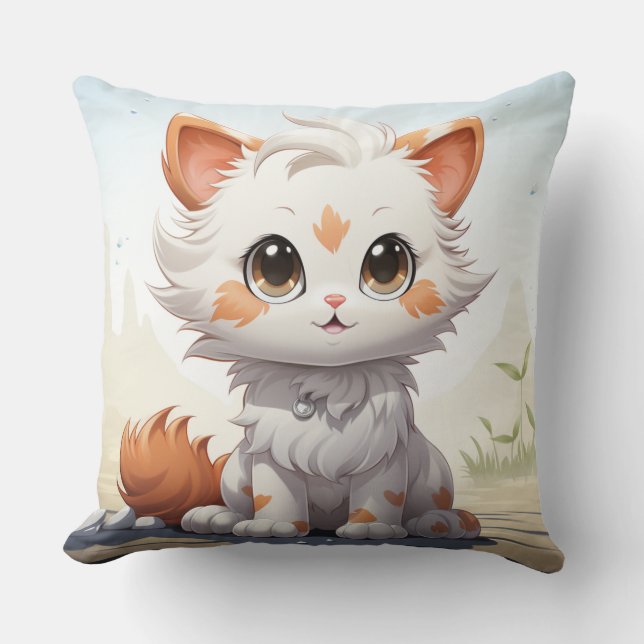 Cojín Decorativo Gatos cortos (Anverso)