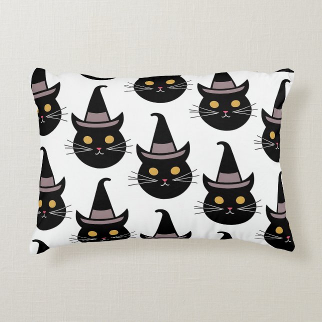 Cojín Decorativo Gatos de Halloween (Anverso)