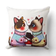 Gatos de San Valentín con Chocolate