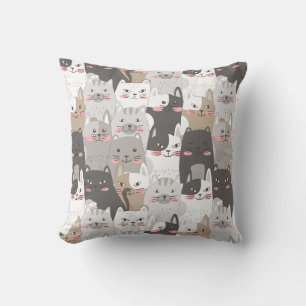 Cojín Decorativo Gatos Derpy