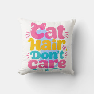 Cojín Decorativo gatos divertidos cita gatos amantes de los gatos 