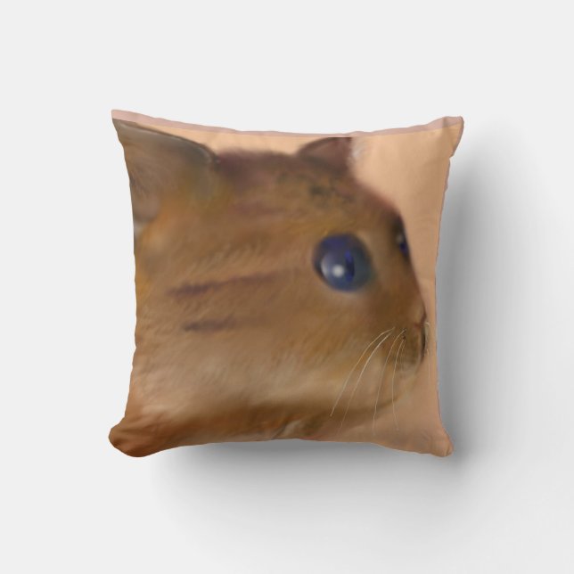 Cojín Decorativo Gatos dulces, inteligentes (Anverso)