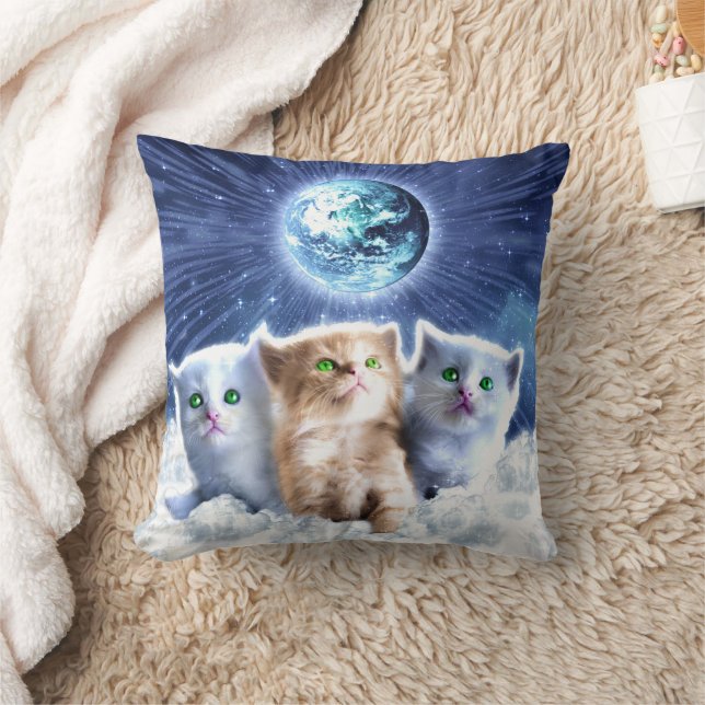 Cojín Decorativo Gatos en la nube (Manta)