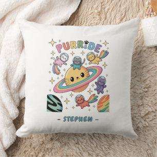 Cojín Decorativo Gatos espaciales Purride - Gatos astronautas kawai