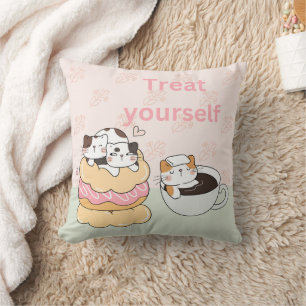 Cojín Decorativo Gatos Foodie