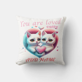 Cojín Decorativo Gatos Lindos