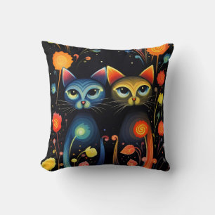 Cojín Decorativo Gatos mágicos