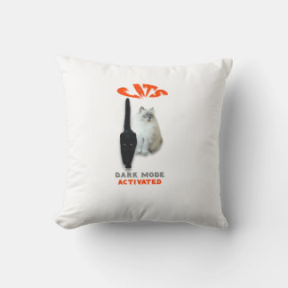 Cojín Decorativo Gatos Modo oscuro activado