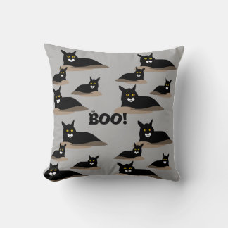 Cojín Decorativo Gatos negros de Halloween