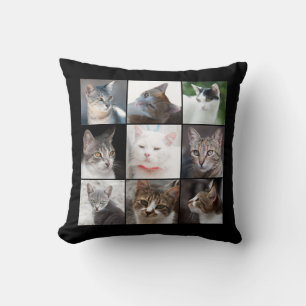 Cojín Decorativo Gatos - plantilla