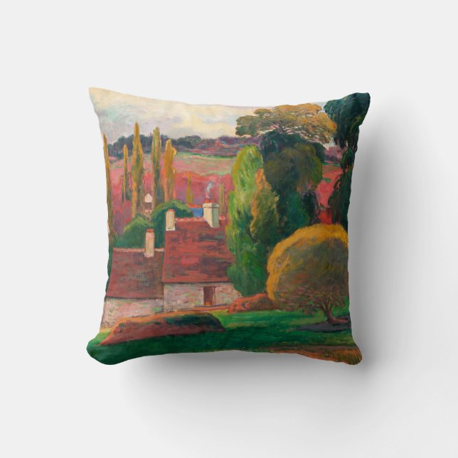 Cojín Decorativo Gauguin - Una granja en Bretaña (Anverso)