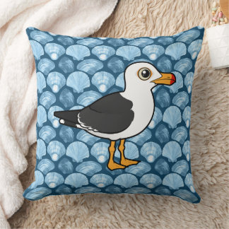 Cojín Decorativo Gaviota del Pacífico Birdorable