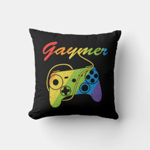 Cojín Decorativo Gaymer   Controlador de videojuegos Rainbow   Jueg