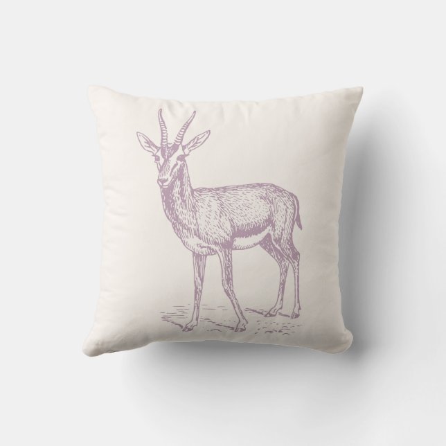 Cojín Decorativo Gazelle Deer (Reverso)