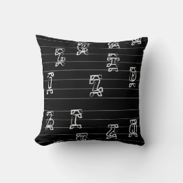 Cojín Decorativo Ge’ez Numbers Illustration – Traditional Ethiopian