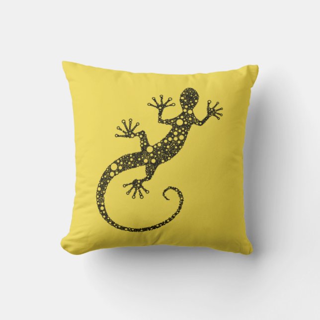 Cojín Decorativo Gecko (Anverso)