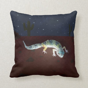 Cojín Decorativo Gecko arcoiris