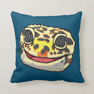 Cojín Decorativo Gecko leopardo