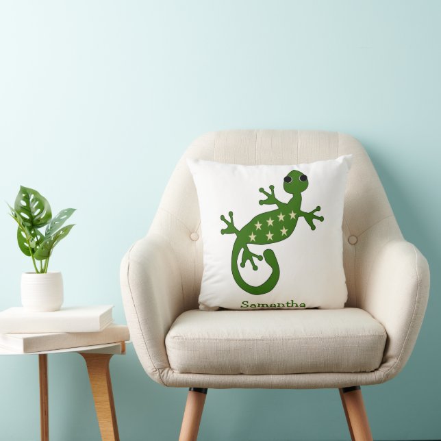 Cojín Decorativo Gecko Lizard Design Personalised (Silla)