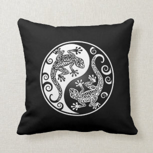 Cojín Decorativo Geckos de Yin Yang