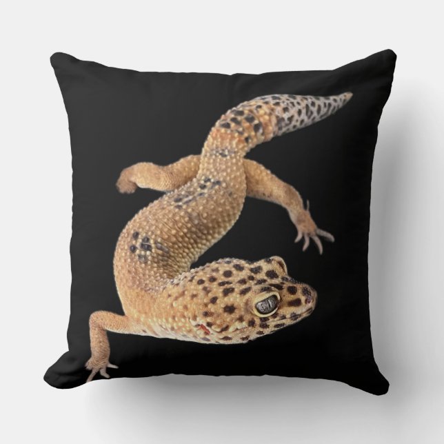 Cojín Decorativo Geco Leopardo (Anverso)