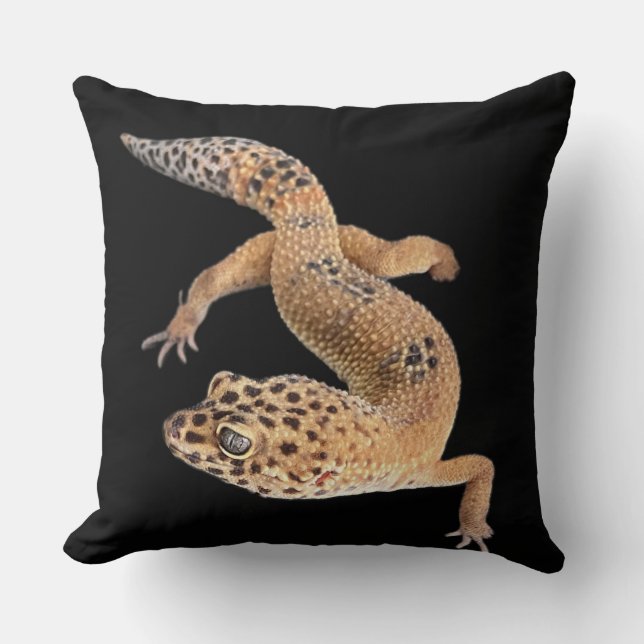 Cojín Decorativo Geco Leopardo (Anverso)