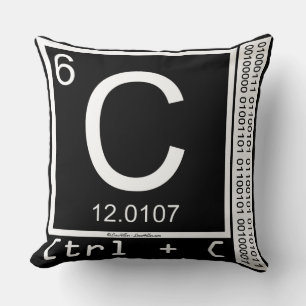 Cojín Decorativo ¡Geek Me! Copia de carbón