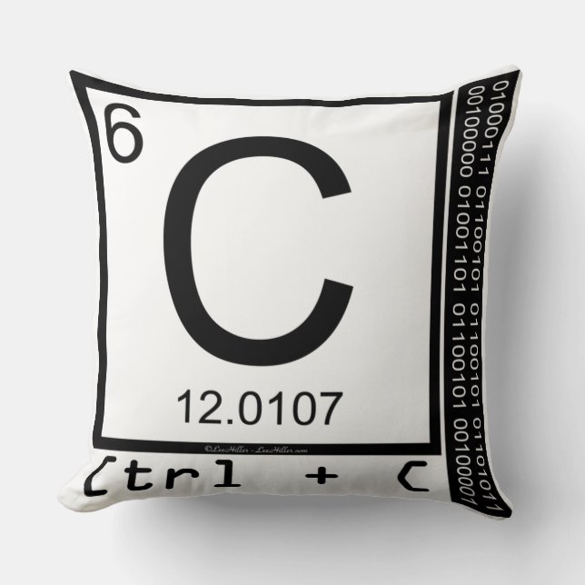Cojín Decorativo ¡Geek Me! Copia de carbón (Anverso)
