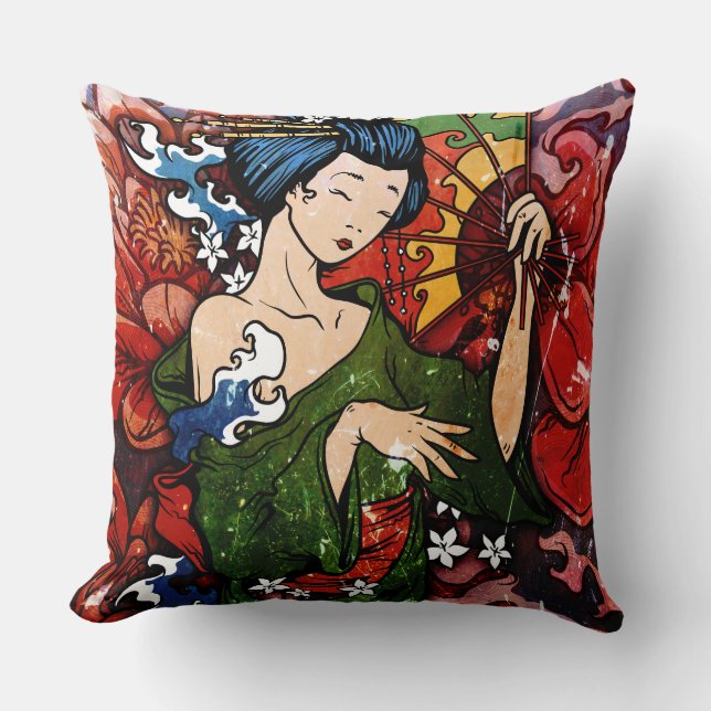 Cojín Decorativo Geisha (Anverso)