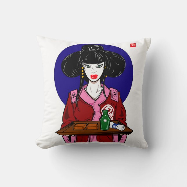 Cojín decorativo Geisha (Anverso)