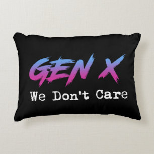 Cojín Decorativo Gen X - No Nos Importa