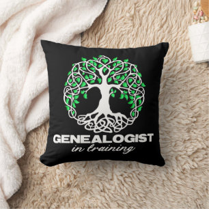 Cojín Decorativo Genealógico En Entrenamiento Graciosos Regalos De
