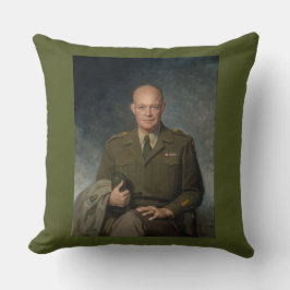 Cojín Decorativo General Dwight Eisenhower Retrato pintado de 5 est