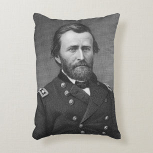 Cojín Decorativo General Ulises Simpson Grant, grabado después de
