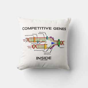 Cojín Decorativo Genes competitivos internos (replicación del ADN)