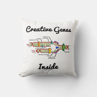 Cojín Decorativo Genes creativos internos (replicación del ADN)