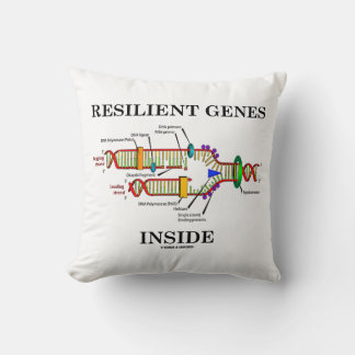Cojín Decorativo Genes resistentes dentro de la biología de replica