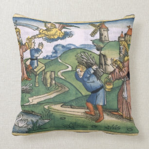 Cojín Decorativo Génesis 21 1-14 Abraham que ofrecen para arriba d